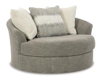 Creswell Oversized Swivel Accent Chair - Visions in Furniture (La Mirada, CA)