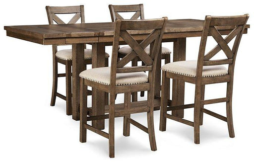 Moriville Counter Height Dining Set - Visions in Furniture (La Mirada, CA)