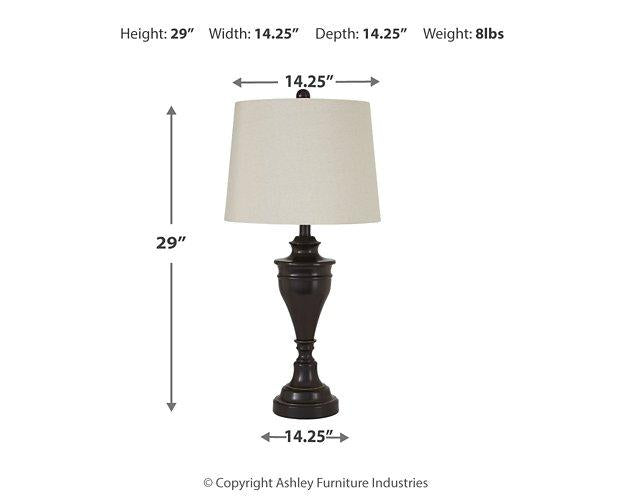 Darlita Table Lamp (Set of 2) - Visions in Furniture (La Mirada, CA)