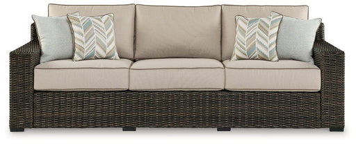 Coastline Bay Outdoor Sofa with Cushion - Visions in Furniture (La Mirada, CA)