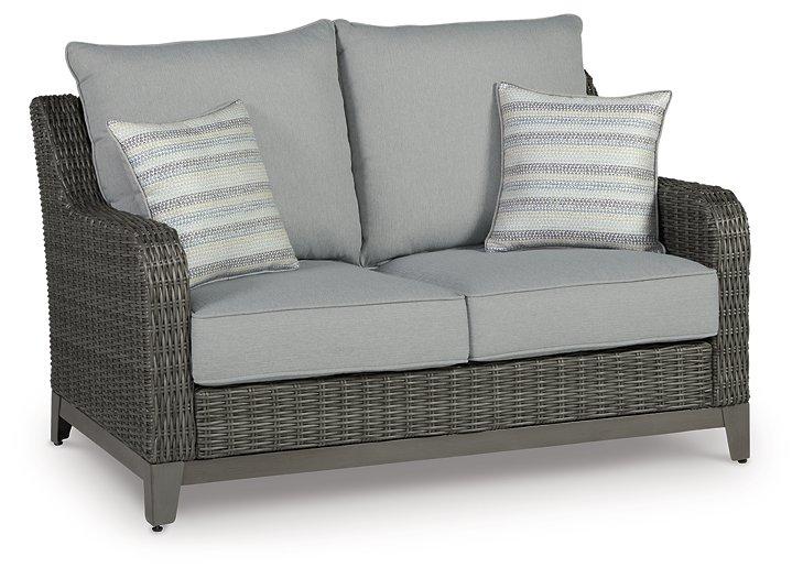 Elite Park Outdoor Loveseat with Cushion - Visions in Furniture (La Mirada, CA)