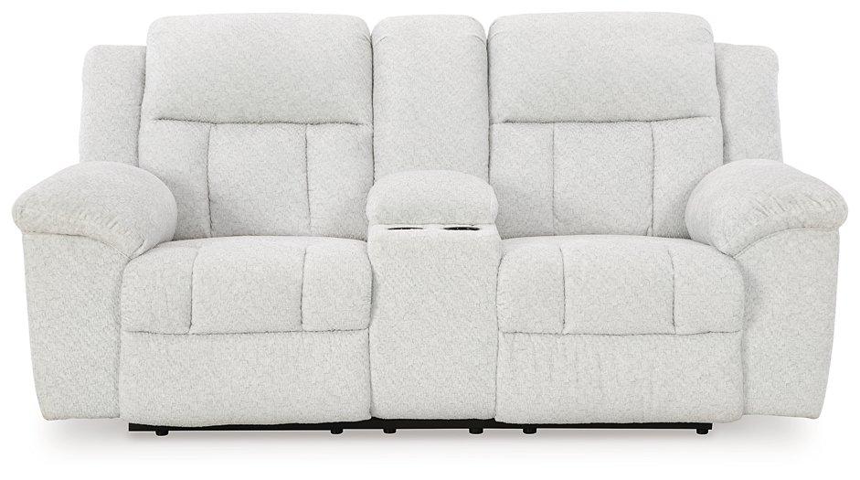Frohn Reclining Loveseat with Console - Visions in Furniture (La Mirada, CA)