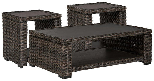 Grasson Lane Outdoor Occasional Table Set - Visions in Furniture (La Mirada, CA)