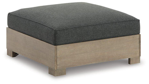 Citrine Park Outdoor Ottoman with Cushion - Visions in Furniture (La Mirada, CA)