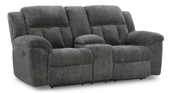Frohn Reclining Loveseat with Console - Visions in Furniture (La Mirada, CA)