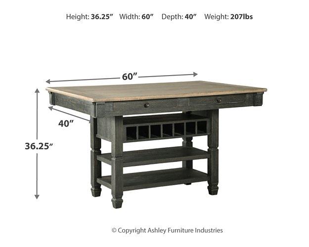 Tyler Creek Counter Height Dining Set - Visions in Furniture (La Mirada, CA)