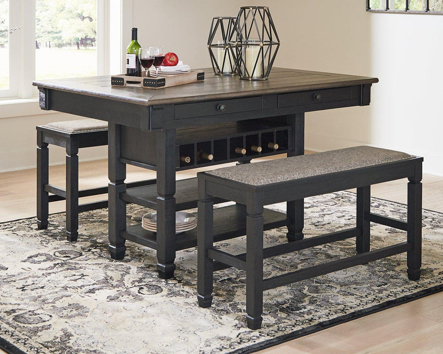 Tyler Creek Counter Height Dining Set - Visions in Furniture (La Mirada, CA)