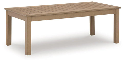 Hallow Creek Outdoor Coffee Table - Visions in Furniture (La Mirada, CA)