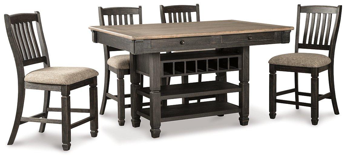 Tyler Creek Counter Height Dining Set - Visions in Furniture (La Mirada, CA)