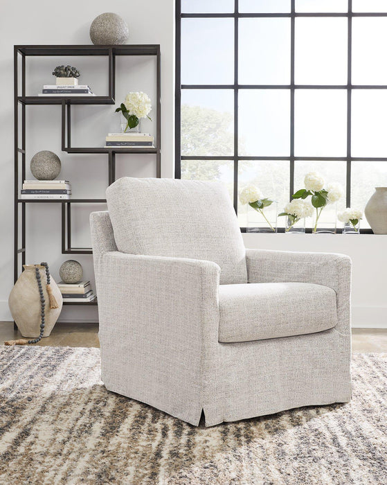 Nenana Next-Gen Nuvella Swivel Glider Accent Chair - Visions in Furniture (La Mirada, CA)