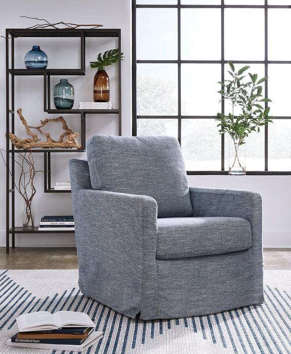 Nenana Next-Gen Nuvella Swivel Glider Accent Chair - Visions in Furniture (La Mirada, CA)