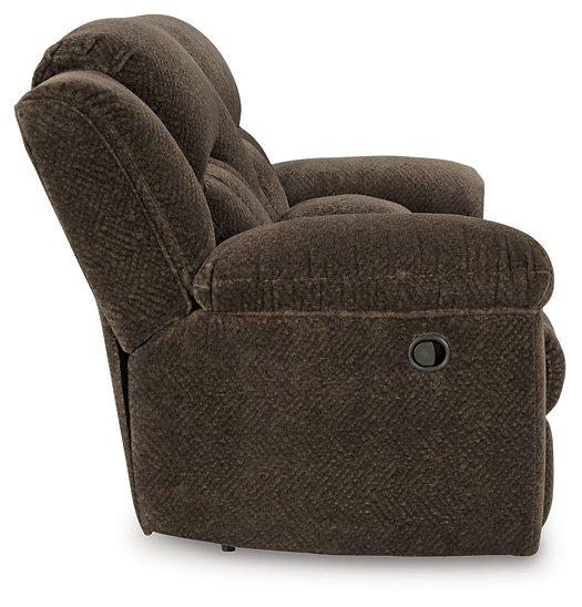 Frohn Reclining Loveseat with Console - Visions in Furniture (La Mirada, CA)