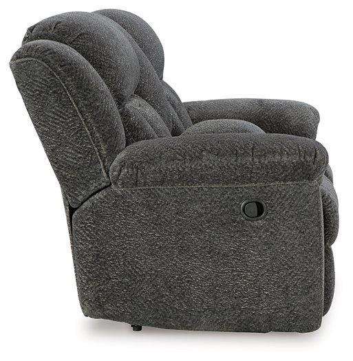Frohn Reclining Loveseat with Console - Visions in Furniture (La Mirada, CA)
