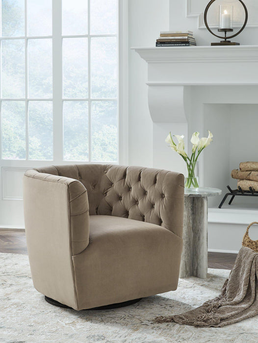 Hayesler Swivel Accent Chair - Visions in Furniture (La Mirada, CA)