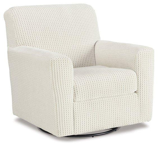 Herstow Swivel Glider Accent Chair - Visions in Furniture (La Mirada, CA)