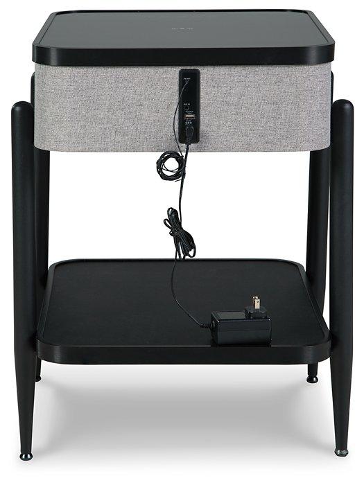 Jorvalee Accent Table with Speaker - Visions in Furniture (La Mirada, CA)