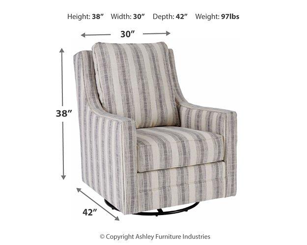 Kambria Swivel Glider Accent Chair - Visions in Furniture (La Mirada, CA)