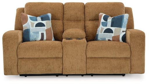 Kanlow Reclining Loveseat with Console - Visions in Furniture (La Mirada, CA)