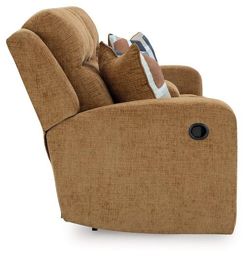 Kanlow Reclining Loveseat with Console - Visions in Furniture (La Mirada, CA)
