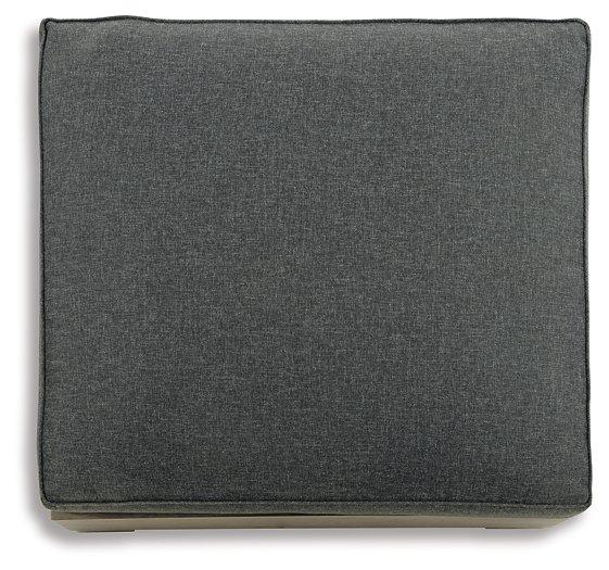 Citrine Park Outdoor Ottoman with Cushion - Visions in Furniture (La Mirada, CA)