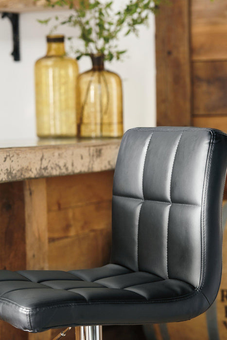 Bellatier Adjustable Height Bar Stool - Visions in Furniture (La Mirada, CA)