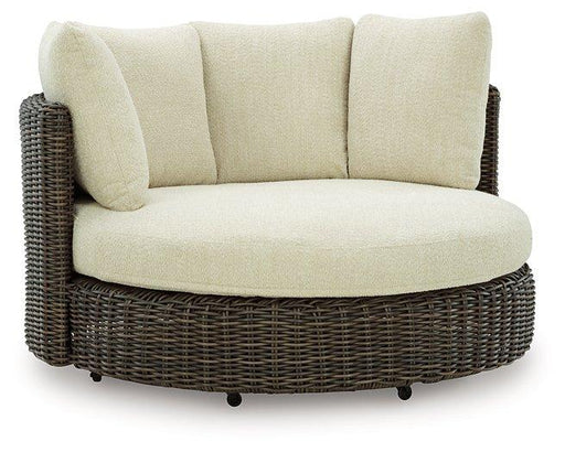 Kimora Outdoor Swivel Lounge Chair with Cushion - Visions in Furniture (La Mirada, CA)