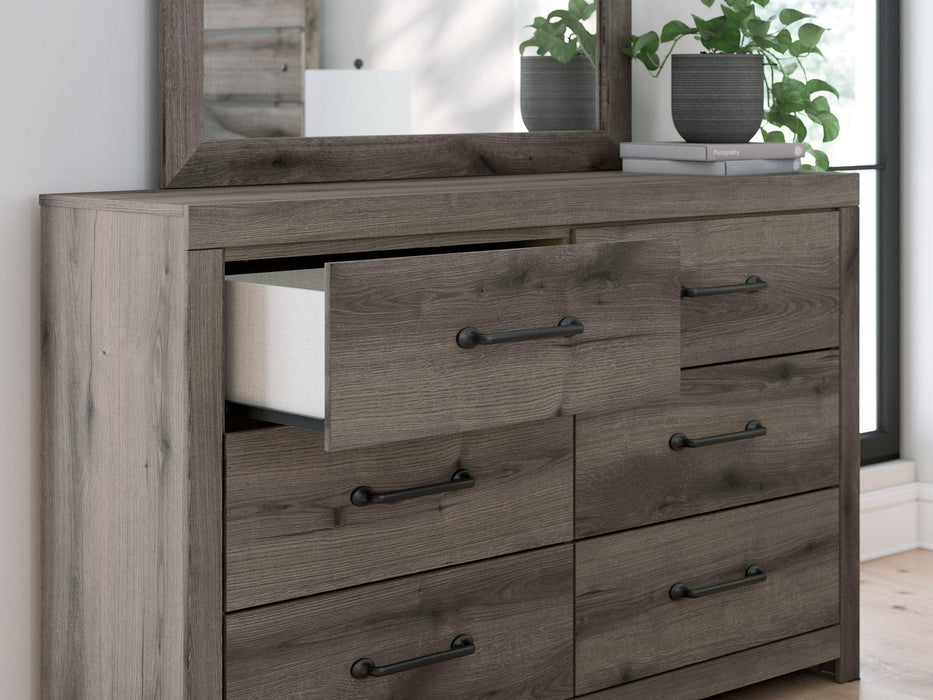 Graystorm Dresser and Mirror - Visions in Furniture (La Mirada, CA)
