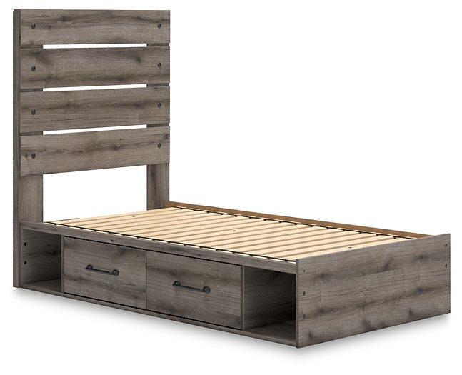 Graystorm Bed with Storage - Visions in Furniture (La Mirada, CA)