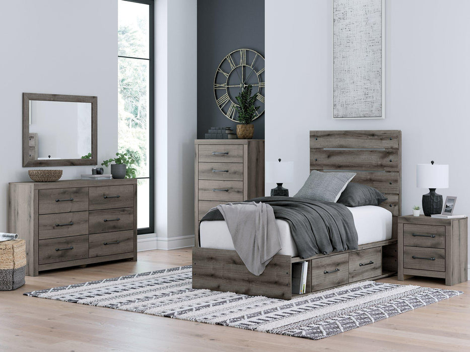 Graystorm Bed with Storage - Visions in Furniture (La Mirada, CA)