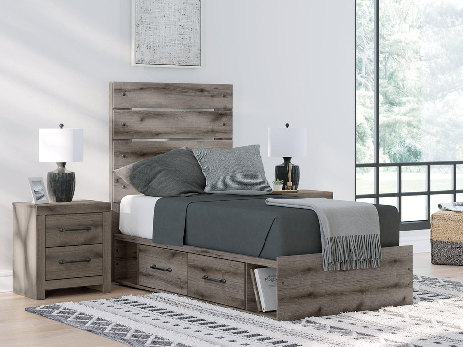 Graystorm Bed with Storage - Visions in Furniture (La Mirada, CA)