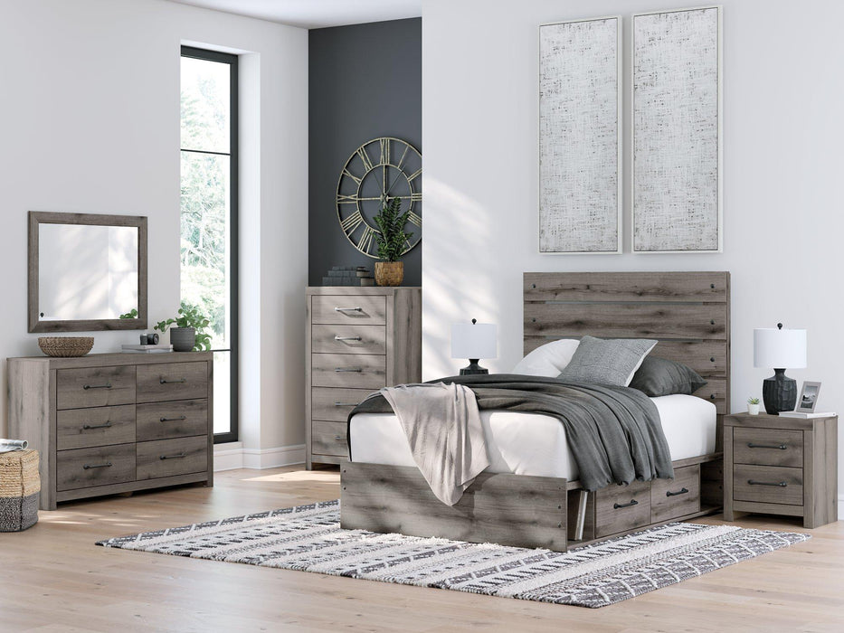 Graystorm Bed with Storage - Visions in Furniture (La Mirada, CA)