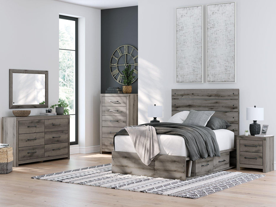 Graystorm Bed with Storage - Visions in Furniture (La Mirada, CA)