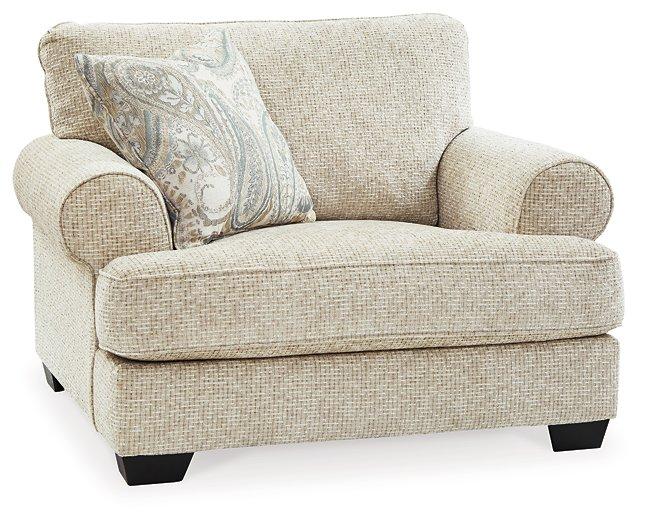 Monaghan Oversized Chair and Ottoman - Visions in Furniture (La Mirada, CA)
