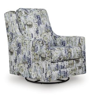 Dustinford Swivel Glider Accent Chair - Visions in Furniture (La Mirada, CA)