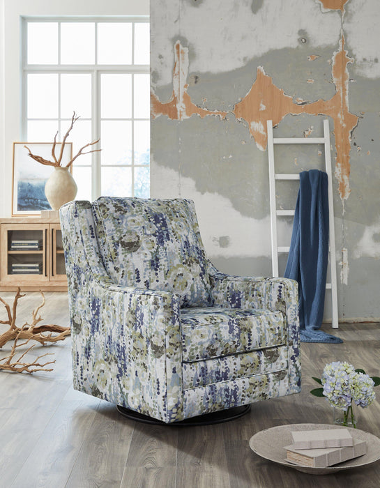 Dustinford Swivel Glider Accent Chair - Visions in Furniture (La Mirada, CA)