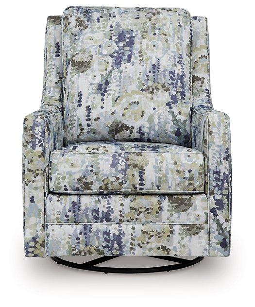 Dustinford Swivel Glider Accent Chair - Visions in Furniture (La Mirada, CA)