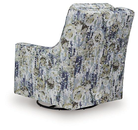 Dustinford Swivel Glider Accent Chair - Visions in Furniture (La Mirada, CA)