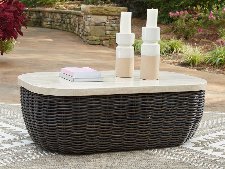 Kimora Outdoor Coffee Table - Visions in Furniture (La Mirada, CA)