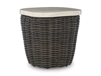 Kimora Outdoor End Table - Visions in Furniture (La Mirada, CA)