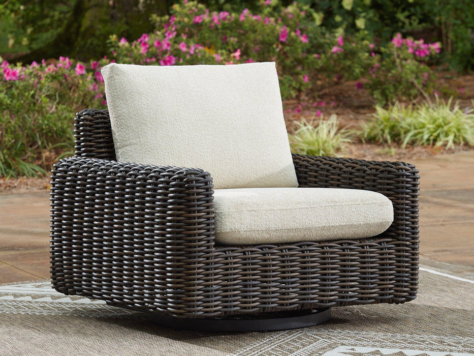 Kimora Outdoor Swivel Lounge Chair - Visions in Furniture (La Mirada, CA)