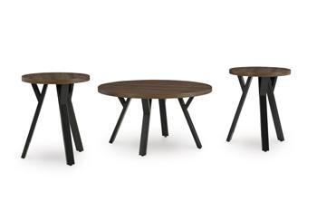 Elbrynn Table (Set of 3) - Visions in Furniture (La Mirada, CA)