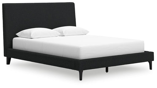 Cadmori Upholstered Bed with Roll Slats - Visions in Furniture (La Mirada, CA)