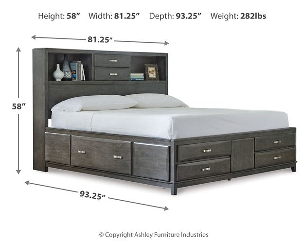 Caitbrook Storage Bed with 8 Drawers - Visions in Furniture (La Mirada, CA)