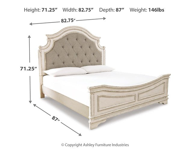 Realyn Upholstered Bed - Visions in Furniture (La Mirada, CA)