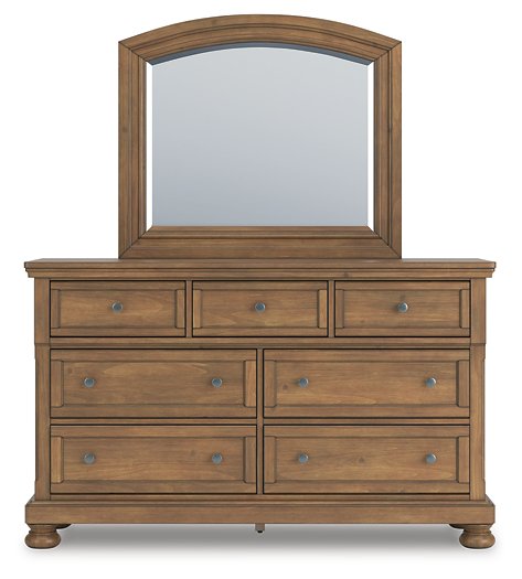 Feddinger Dresser and Mirror - Visions in Furniture (La Mirada, CA)