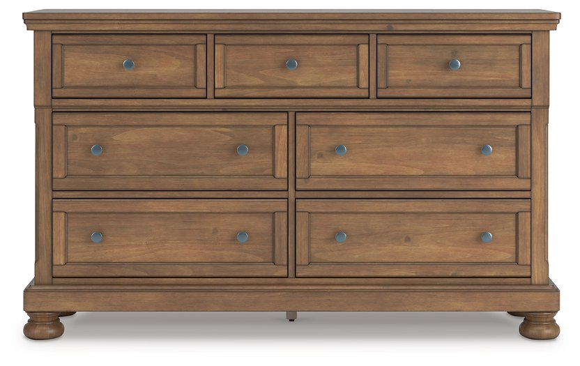 Feddinger Dresser and Mirror - Visions in Furniture (La Mirada, CA)
