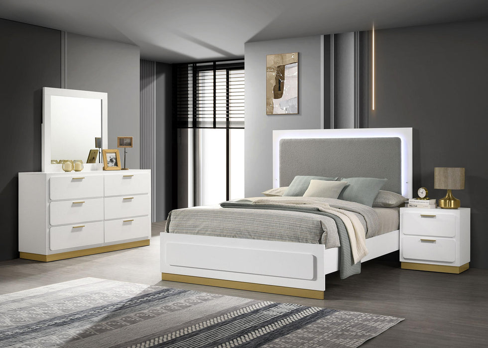 Caraway 4 Pc Bedroom Set - Visions in Furniture (La Mirada, CA)