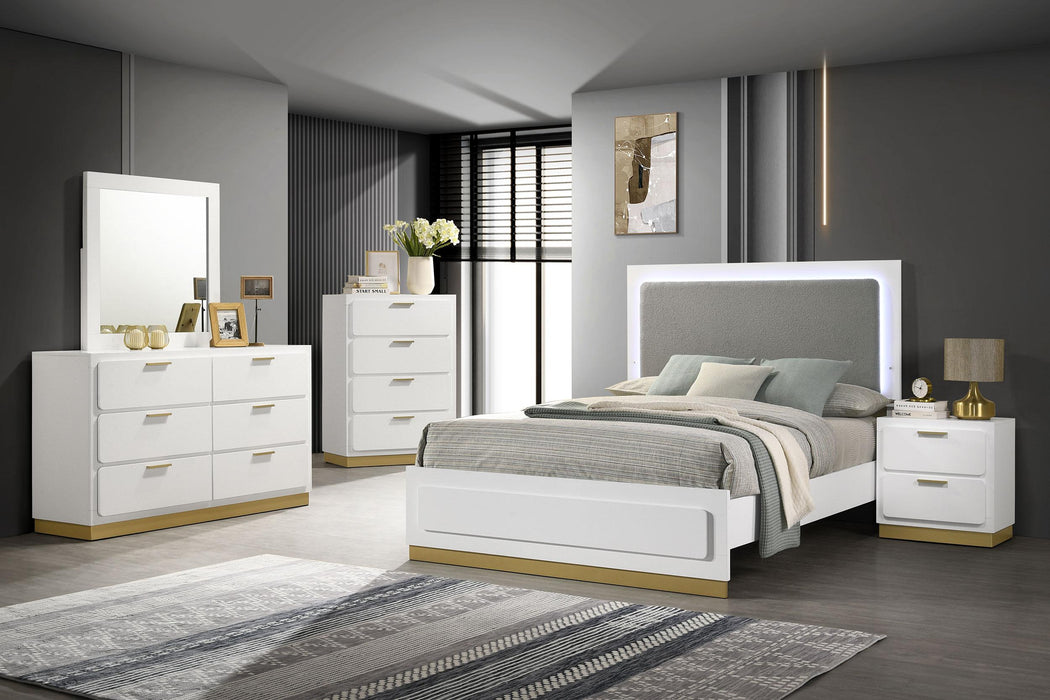 Caraway 5 Pc Bedroom Set - Visions in Furniture (La Mirada, CA)
