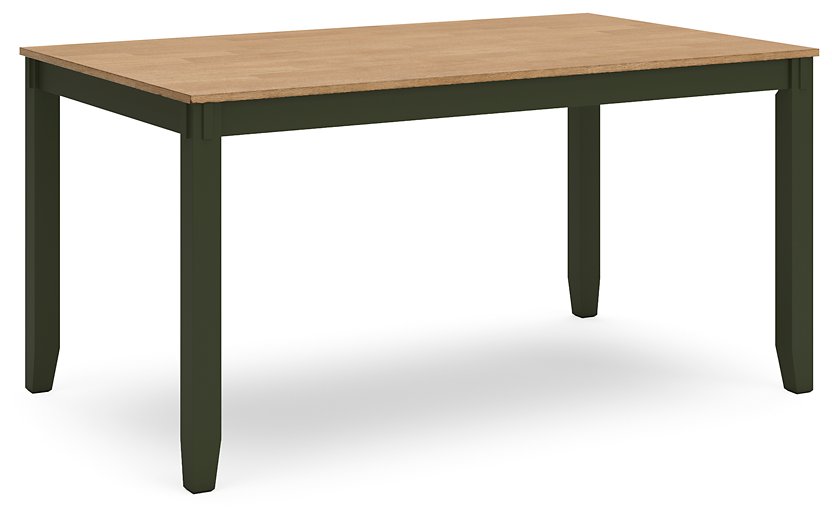 Gesthaven Dining Table with 4 Chairs and Bench (Set of 6) - Visions in Furniture (La Mirada, CA)