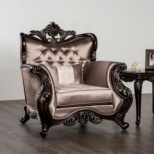 Albacete Chair Cherry & Campage - Visions in Furniture (La Mirada, CA)